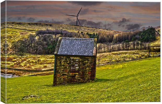 The clouds came rolling in Canvas Print by Ade Robbins