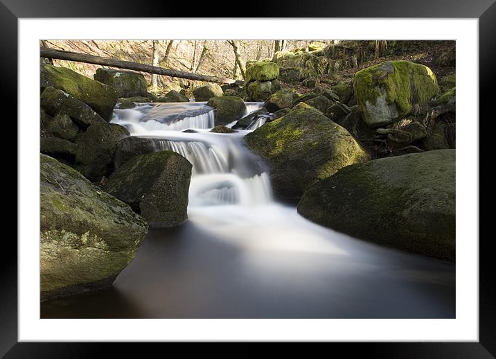 Padley Gorge, The Peak District Derbyshire Framed Mounted Print by Scott Simpson