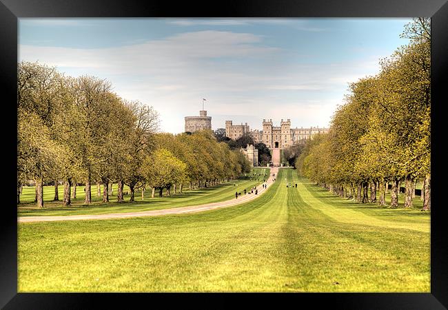Windsor Castle and Park Framed Print by Simon West