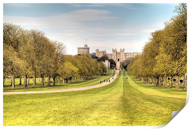 Windsor Castle and Park Print by Simon West