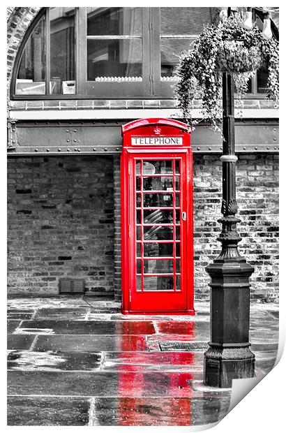red box Phone case Print by pixelviii Photography