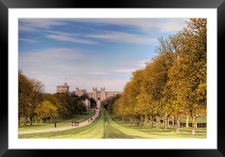 Windsor Castle Framed Mounted Print by Simon West