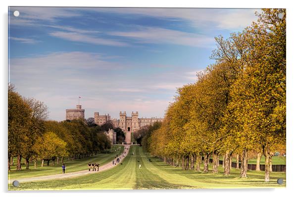 Windsor Castle Acrylic by Simon West