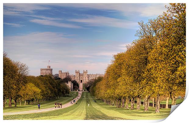 Windsor Castle Print by Simon West