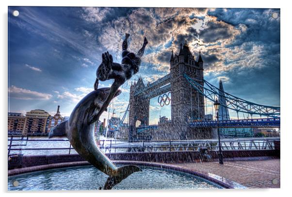 Tower Bridge Phone Case Acrylic by pixelviii Photography