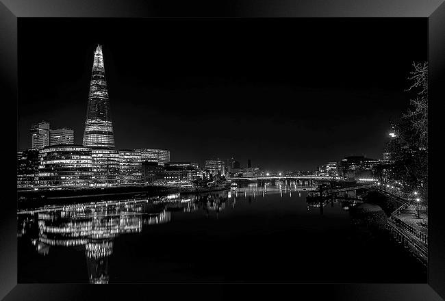 The Shard iPhone case Framed Print by pixelviii Photography
