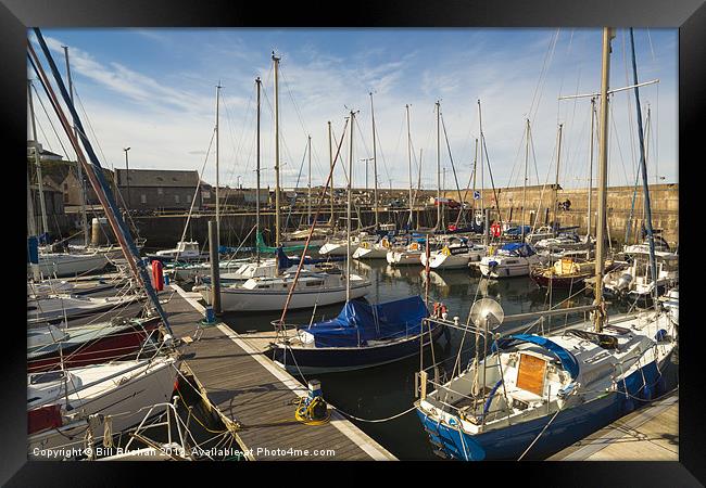 Whitehills Harbour Photo Framed Print by Bill Buchan