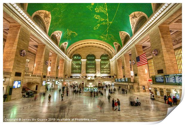 Grand Central Station NYC Print by James Mc Quarrie
