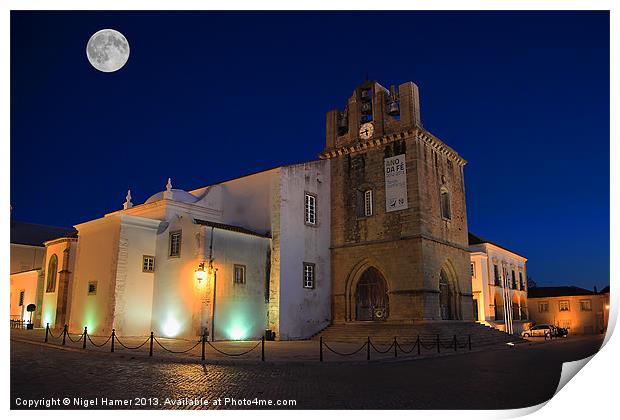SE Cathedral at Night Print by Wight Landscapes