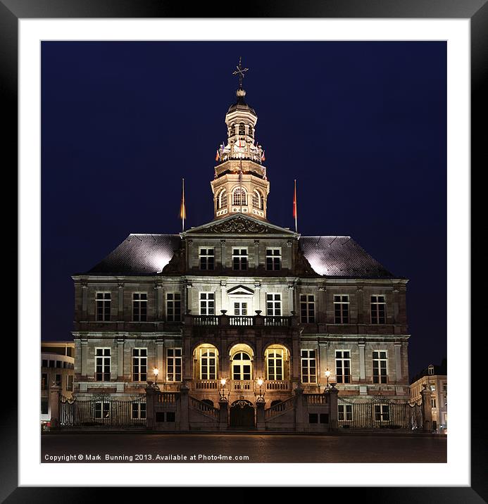 Stadhuis van Maastricht Framed Mounted Print by Mark Bunning
