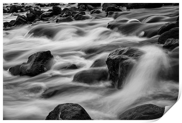 White Water Print by Sam Smith