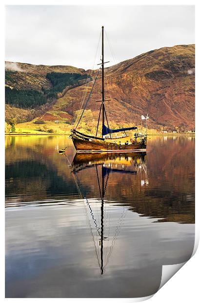 Sailing Boat Print by Jacqi Elmslie