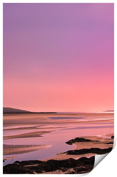 Pink Sunset Print by Jacqi Elmslie
