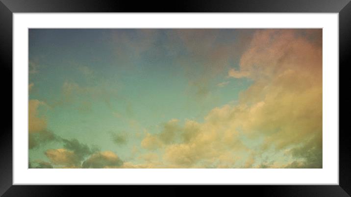 London skies Framed Mounted Print by Heather Newton