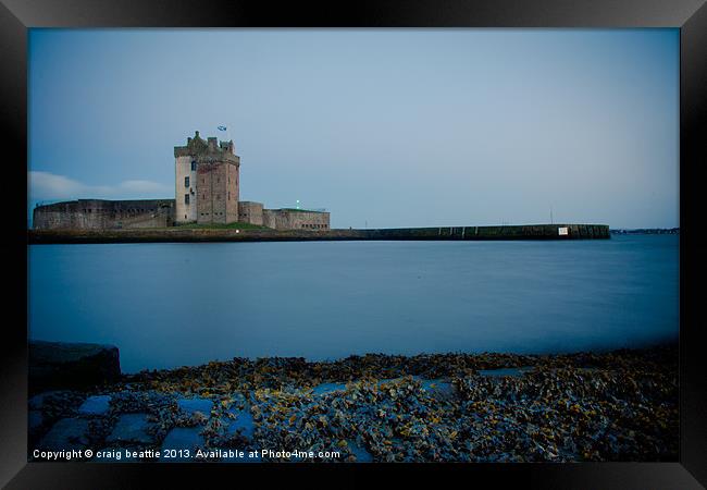 Broughty Castle Framed Print by craig beattie