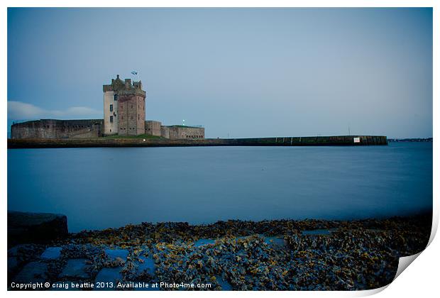 Broughty Castle Print by craig beattie