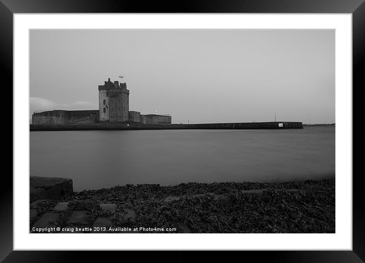 Broughty Castle Framed Mounted Print by craig beattie