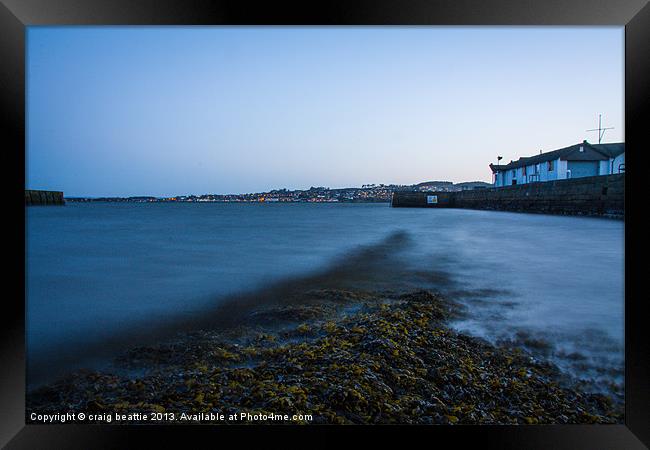 Broughty Ferry Harbour Framed Print by craig beattie