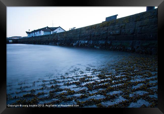 Broughty Ferry Harbour Slip Framed Print by craig beattie