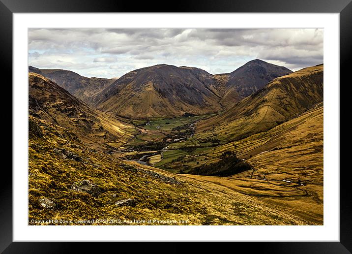 Wasdale Head Framed Mounted Print by David Lewins (LRPS)