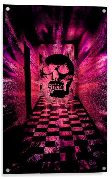 Corridor Acrylic by Ian Jeffrey