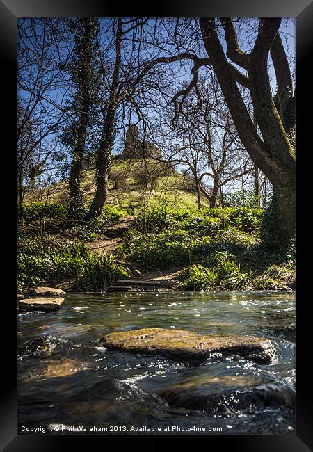 Corfe Castle Framed Print by Phil Wareham