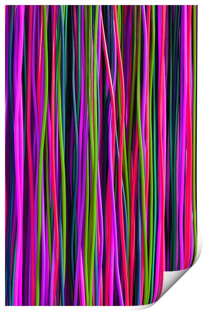 Stripes Print by Ian Jeffrey