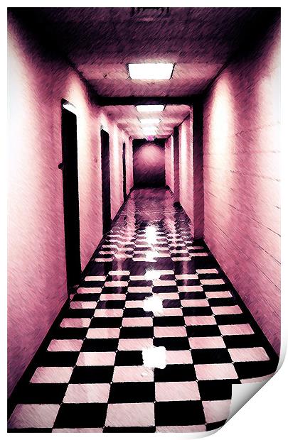 Corridor Print by Ian Jeffrey