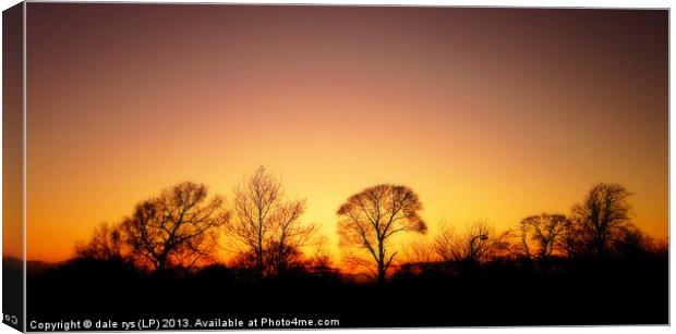soft sunset Canvas Print by dale rys (LP)