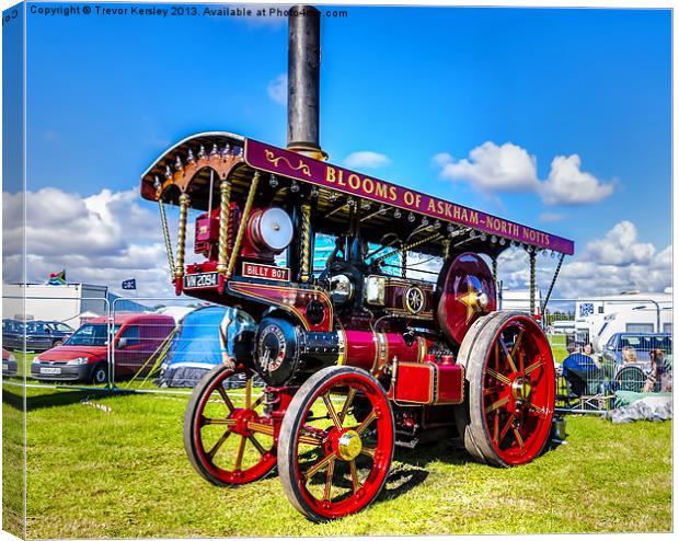 Pickering Steam Rally North Yorks Canvas Print by Trevor Kersley RIP