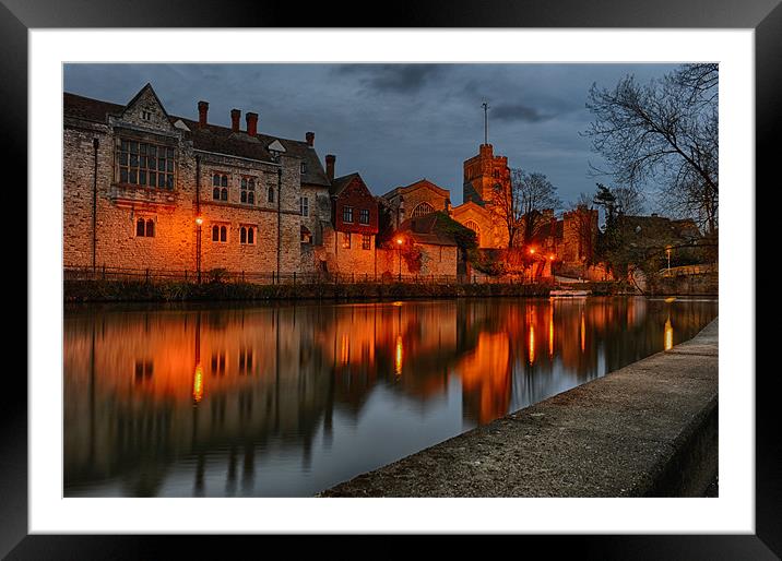 All Saints Church and Archbishops Palace, Maidston Framed Mounted Print by Terry Luckings