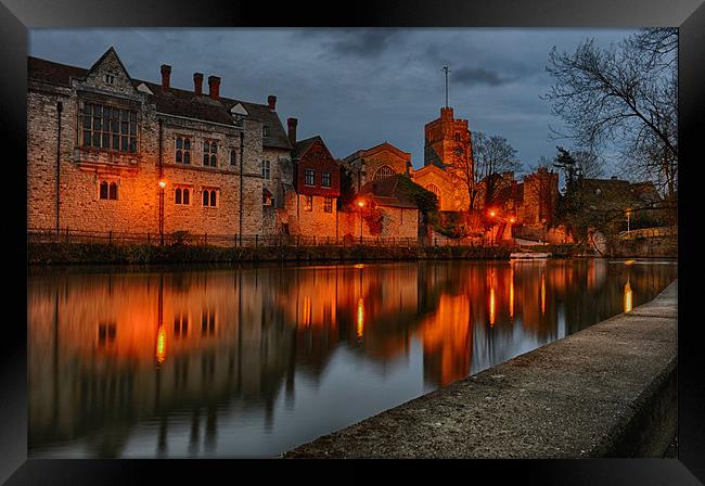 All Saints Church and Archbishops Palace, Maidston Framed Print by Terry Luckings