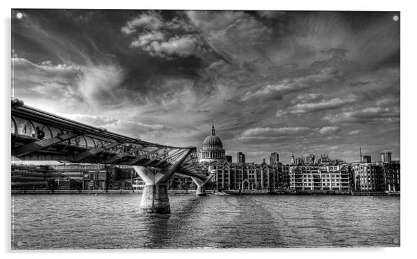 St Pauls iPhone case Acrylic by Dean Messenger