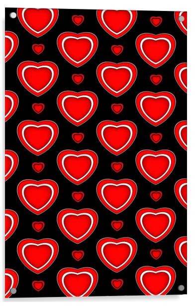 Valentine Black Acrylic by iphone Heaven