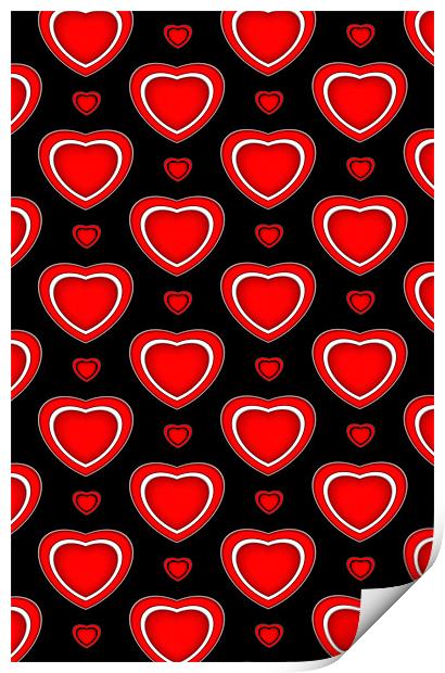Valentine Black Print by iphone Heaven