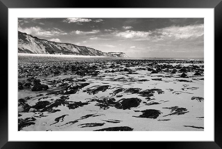Cromer Beach Framed Mounted Print by Darren Burroughs
