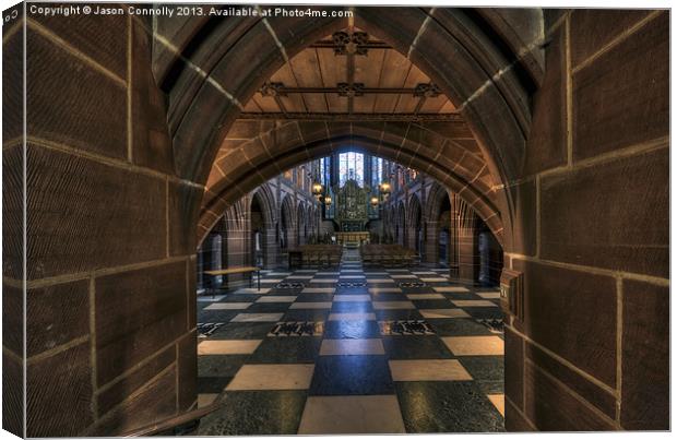Lady Chapel, Liverpool Canvas Print by Jason Connolly