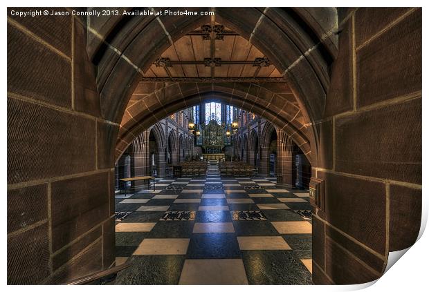 Lady Chapel, Liverpool Print by Jason Connolly