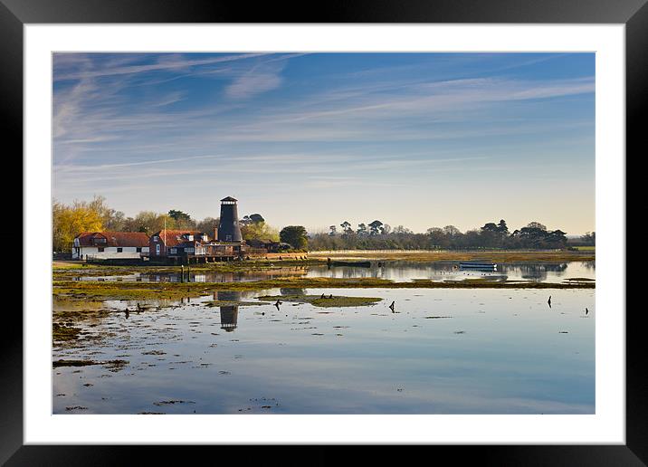 Langstone Mill, Hampshire Framed Mounted Print by Sharpimage NET