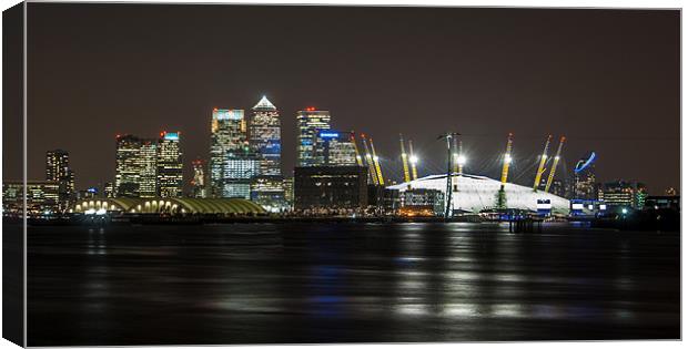 London Skyscrapers Canvas Print by Michal Bakala