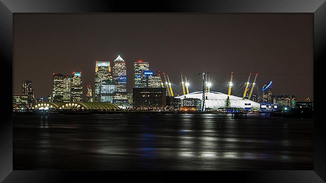 London Skyscrapers Framed Print by Michal Bakala