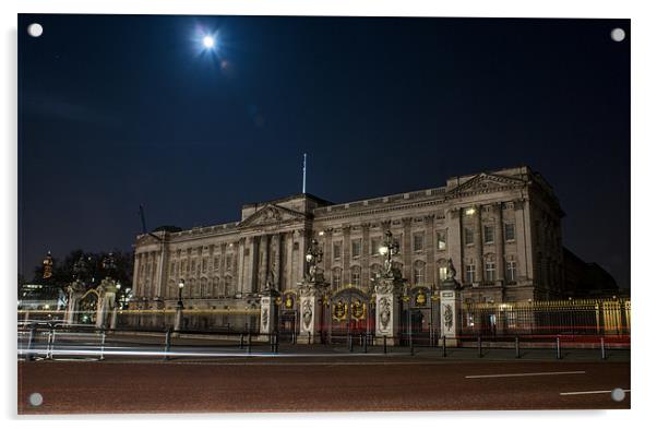 Buckingham Palace Acrylic by Michal Bakala