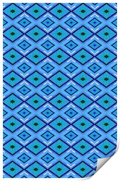 Crayon Love Blue Print by iphone Heaven