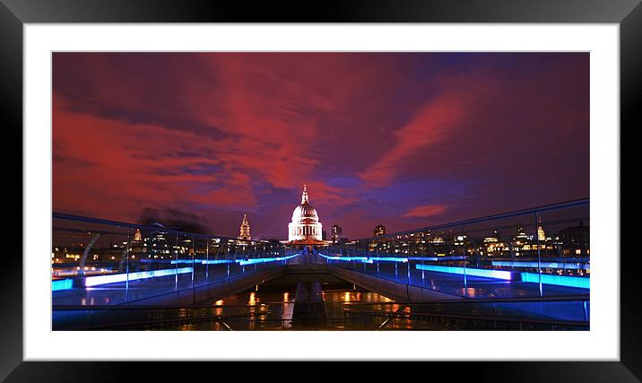 Symmetry Framed Mounted Print by subha pattnaik