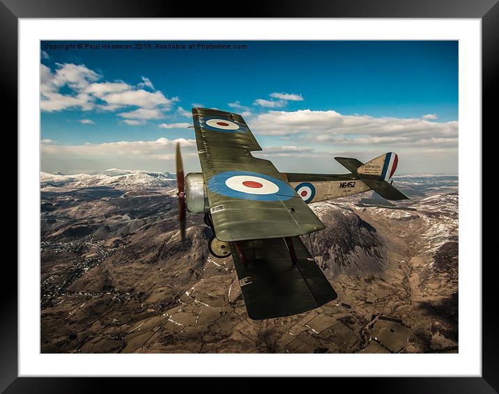 Sopwith Pup Framed Mounted Print by P H