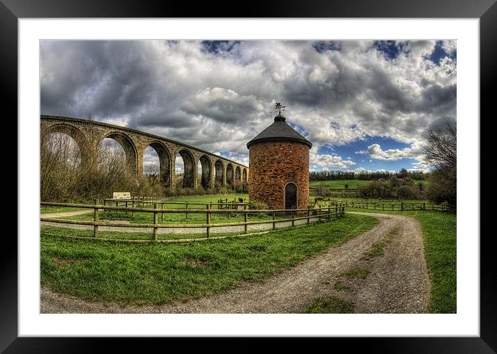 Railway Viaduct Framed Mounted Print by Ian Mitchell