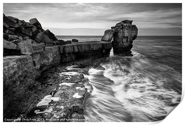 Pulpit Rock Swell Print by Chris Frost