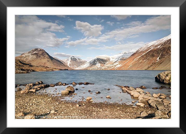 Wast Water Framed Mounted Print by Chris Frost