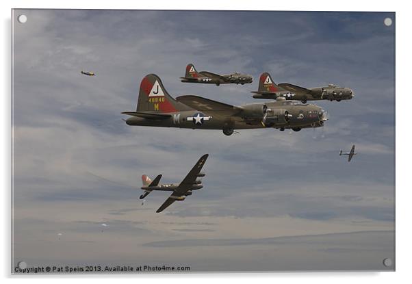 B17 - Down Acrylic by Pat Speirs