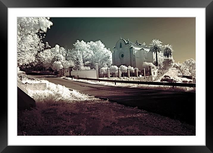 Infrared photography 4 Framed Mounted Print by Jose Manuel Espigares Garc